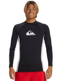 Everyday Long Sleeve Upf 50 Rash Vest in Black