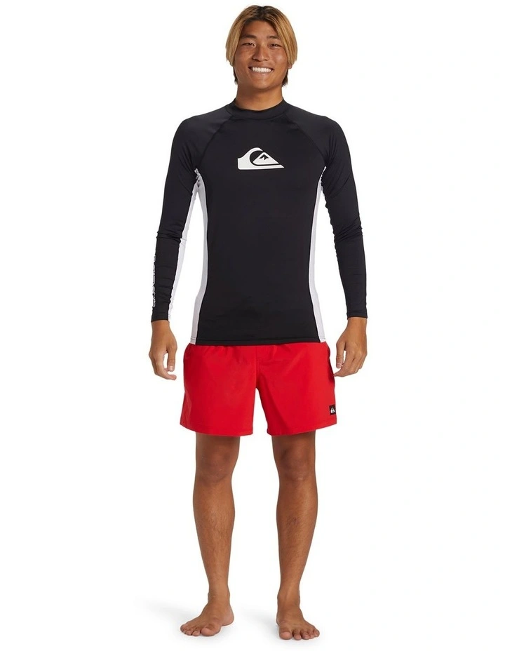 Everyday Long Sleeve Upf 50 Rash Vest in Black image 5
