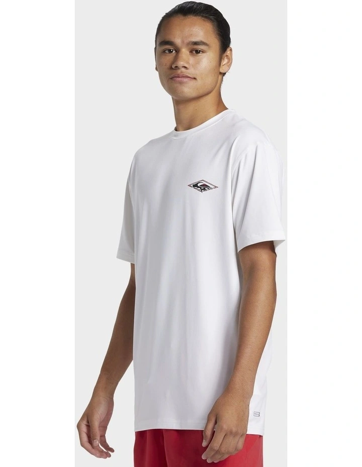 Everyday Surf Short Sleeve UPF 50 Surf T-shirt in White image 2