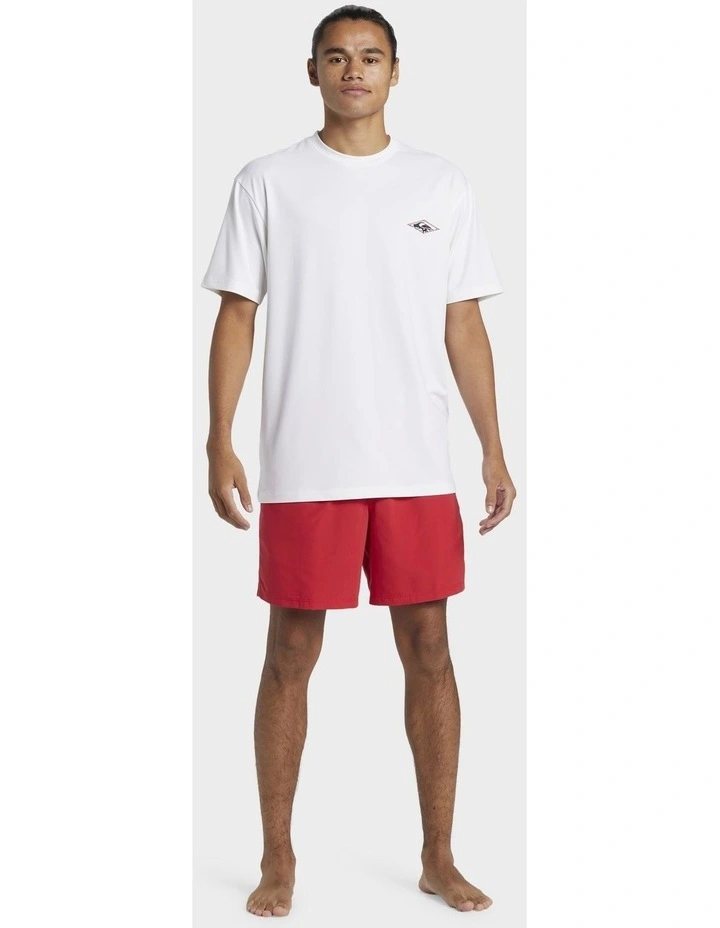 Everyday Surf Short Sleeve UPF 50 Surf T-shirt in White image 4