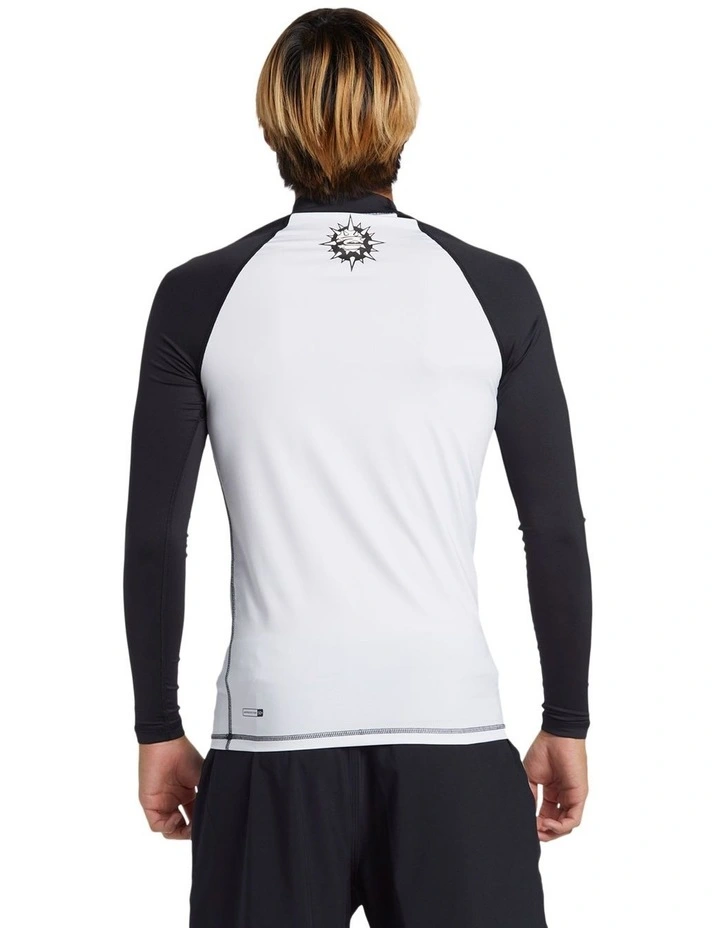 Mercury Long Sleeve Upf 50 Rash Vest White image 2