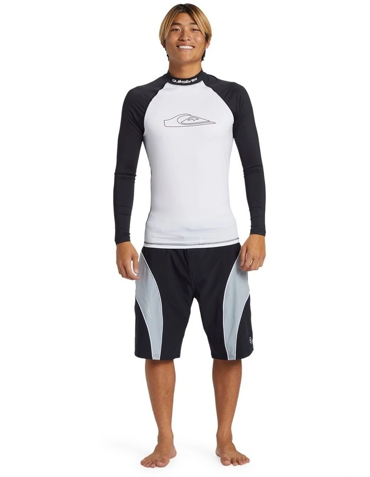 Mercury Long Sleeve Upf 50 Rash Vest White image 5