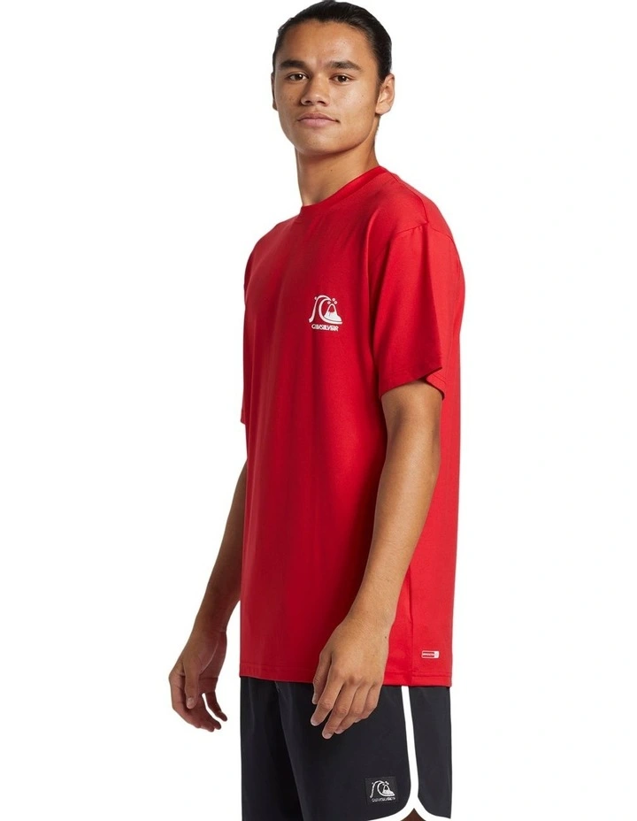 Dna Bubble Logo Short Sleeve Upf 50 Surf T-Shirt Red image 3
