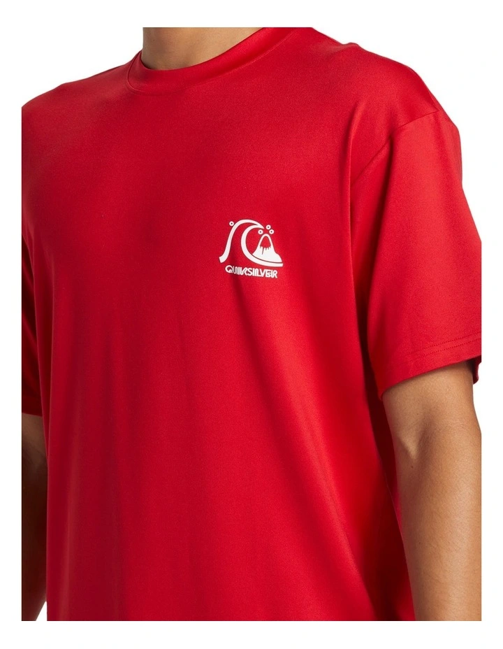 Dna Bubble Logo Short Sleeve Upf 50 Surf T-Shirt Red image 4