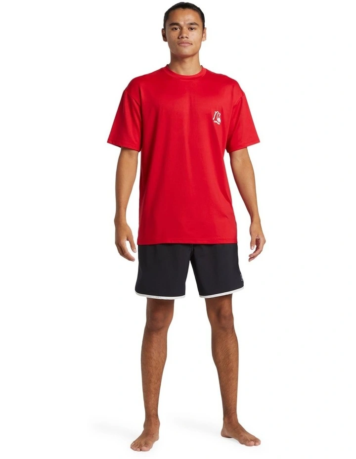 Dna Bubble Logo Short Sleeve Upf 50 Surf T-Shirt Red image 5