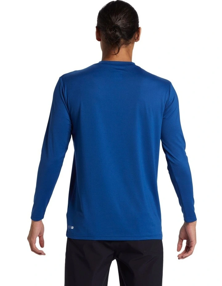 Dna Bubble Logo Long Sleeve UPF 50 Rash Vest in Blue image 2