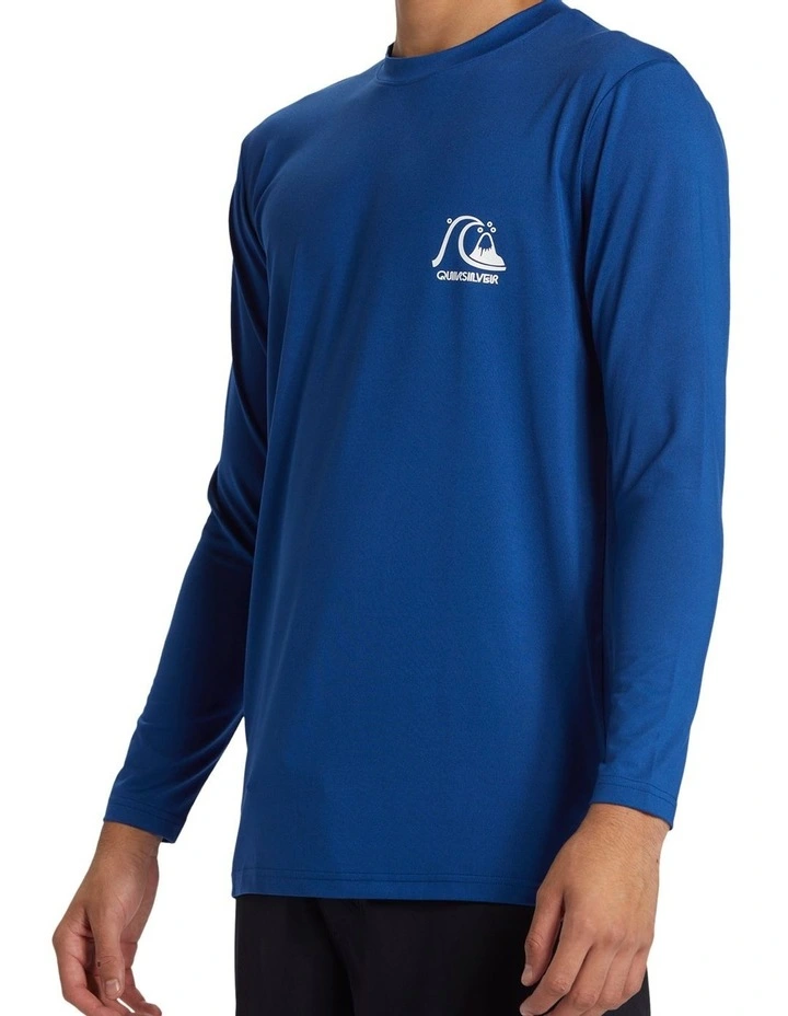 Dna Bubble Logo Long Sleeve UPF 50 Rash Vest in Blue image 4