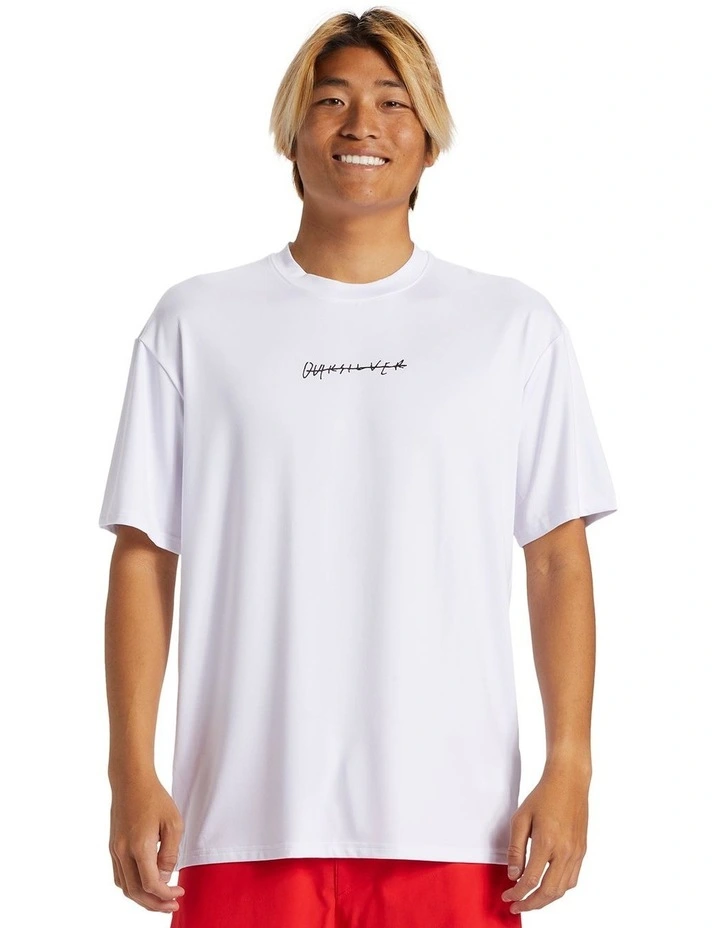 Dna Rushed Logo Short Sleeve UPF 50 Surf T-shirt in White image 1