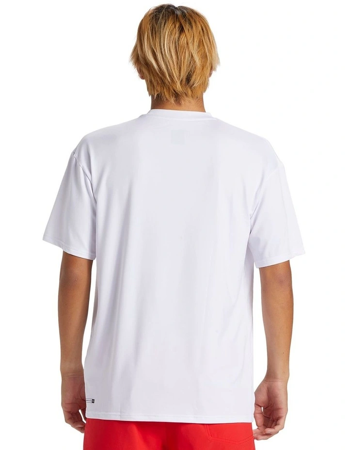 Dna Rushed Logo Short Sleeve UPF 50 Surf T-shirt in White image 2