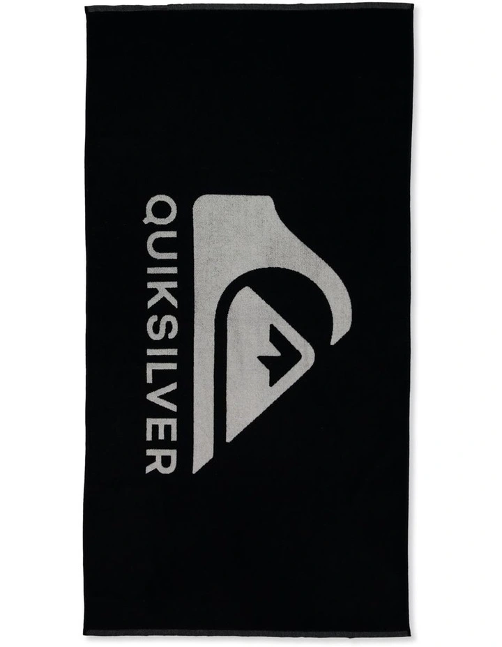Salty Trims Towel in Black image 1