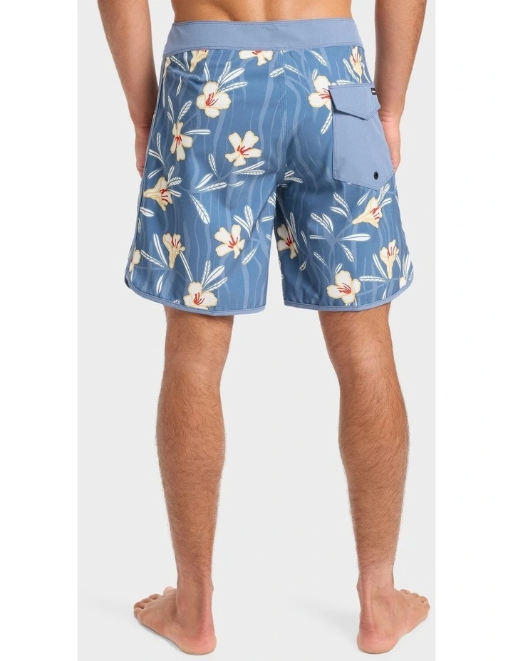 Surfsilk Scallop 18 Board Shorts in Blue image 2