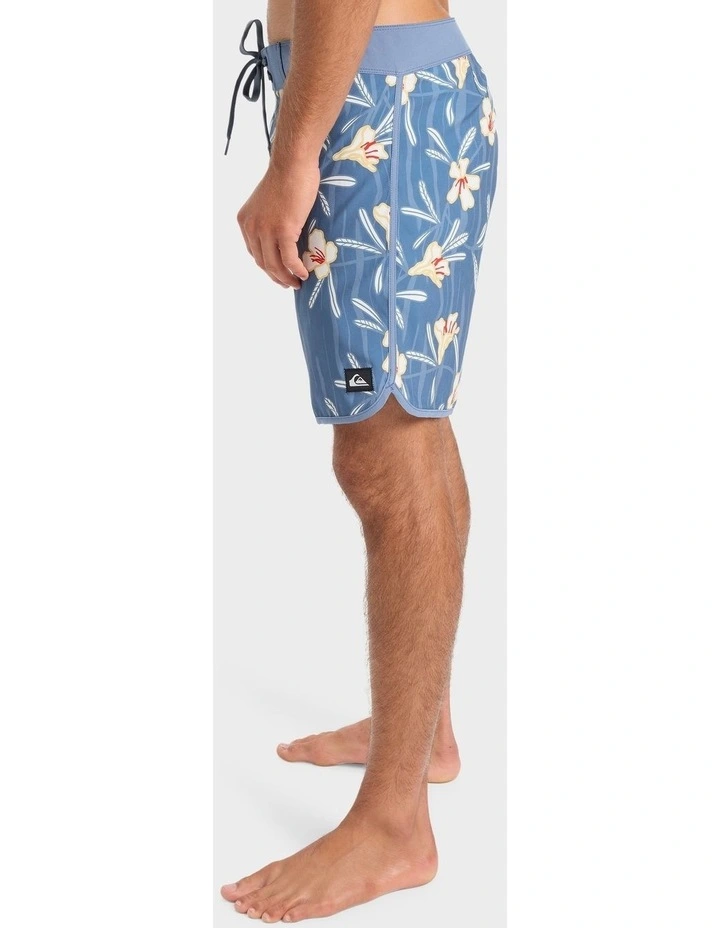 Surfsilk Scallop 18 Board Shorts in Blue image 3