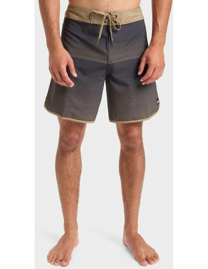 Surfsilk Scallop 18 Board Shorts in Black image 1
