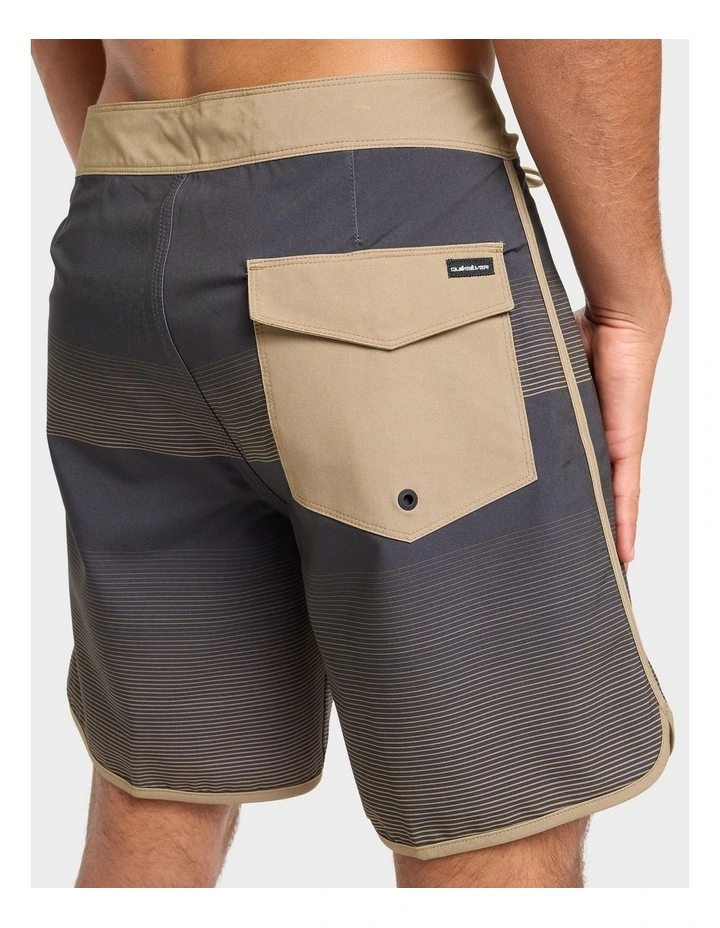 Surfsilk Scallop 18 Board Shorts in Black image 4