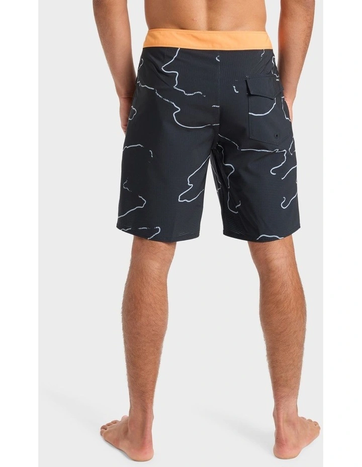 Highline Straight Leg 19 Board Shorts in Black image 2