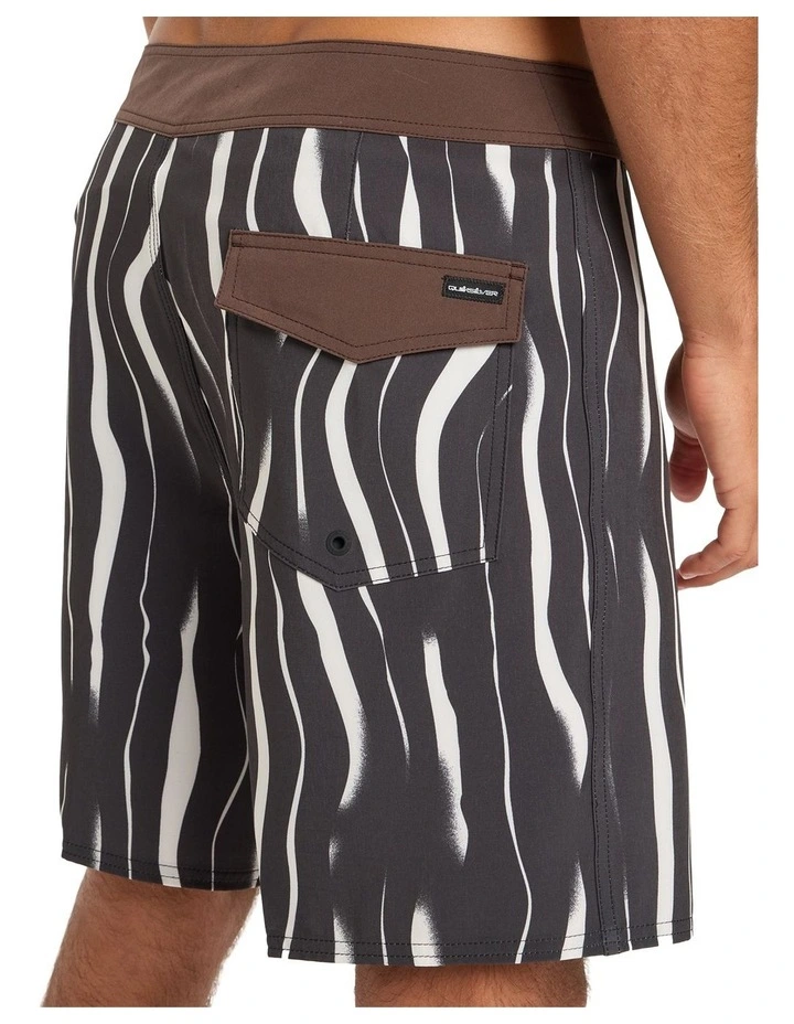 Surfsilk Straight Leg Board Shorts in Black image 4