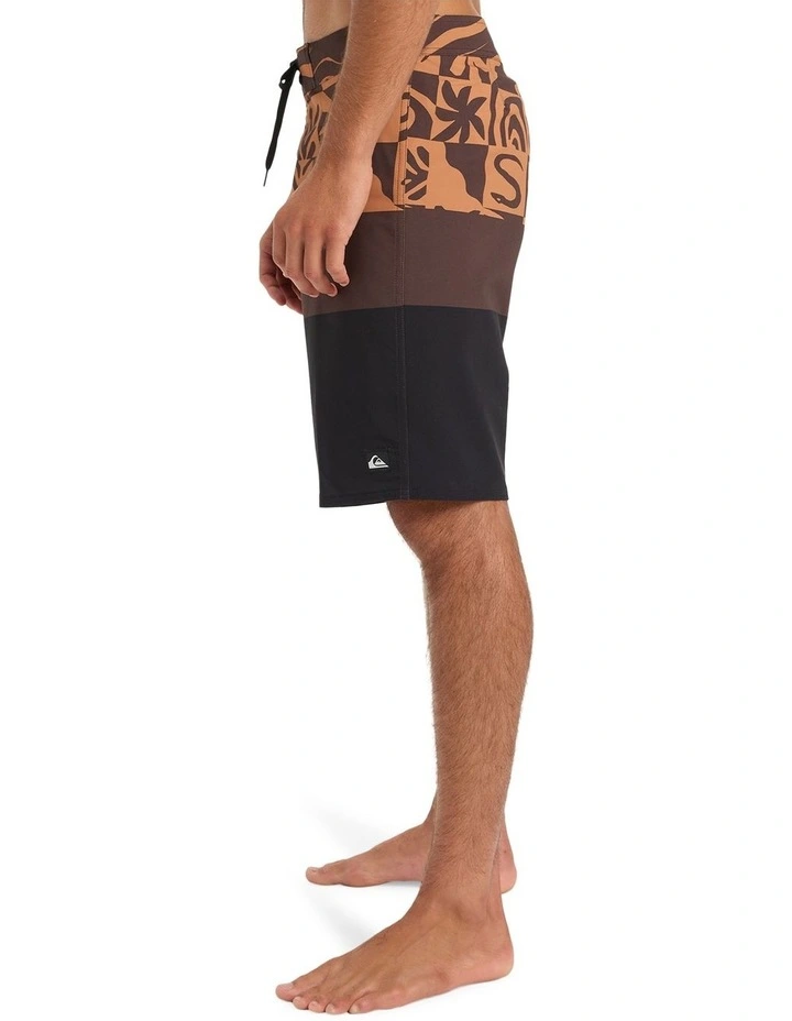 Surfsilk Straight Leg Board Shorts in Brown image 3