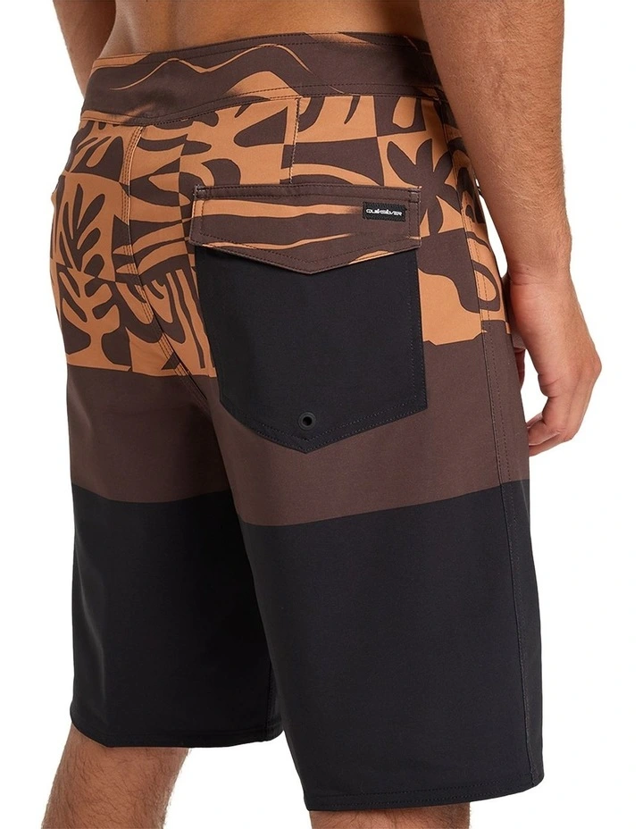 Surfsilk Straight Leg Board Shorts in Brown image 4