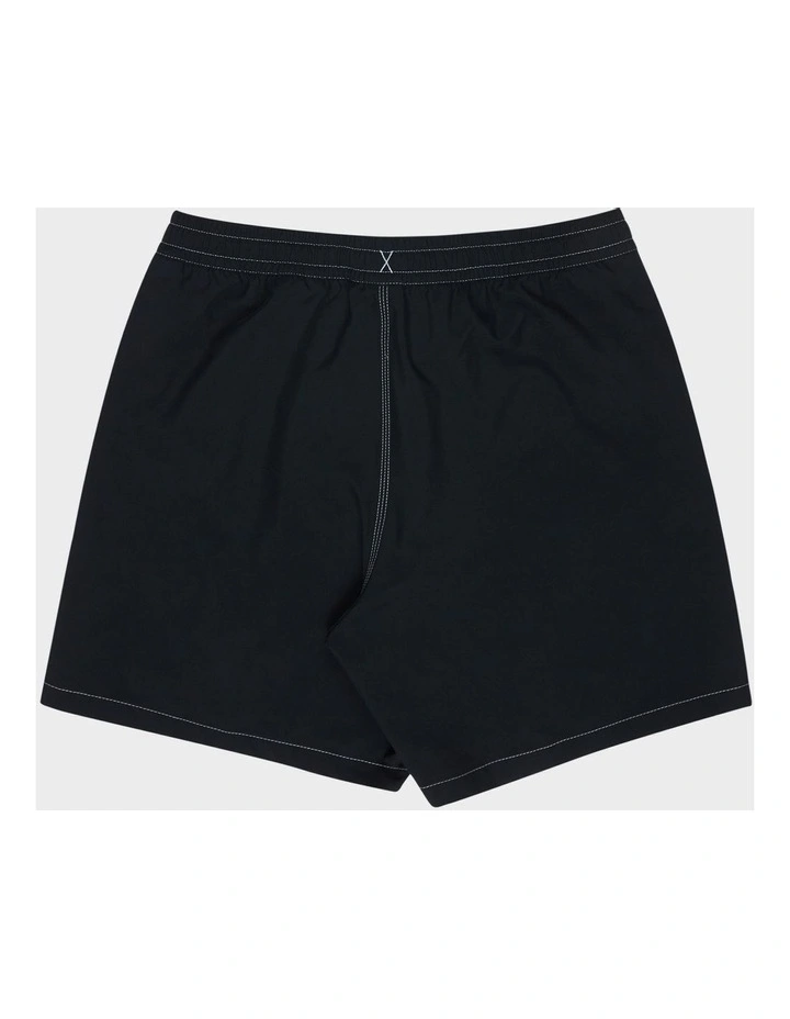 Interconnect Volley Board Shorts in Black image 2