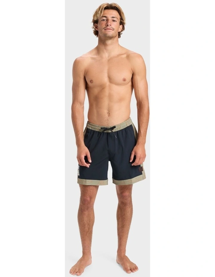 Disconnect Volley Board Shorts in Black image 4