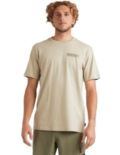 Fish On T-shirt in Cloudy Gray