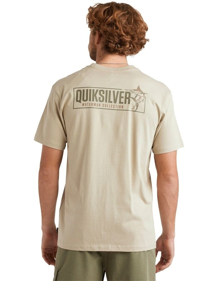 Fish On T-shirt in Cloudy Gray image 2