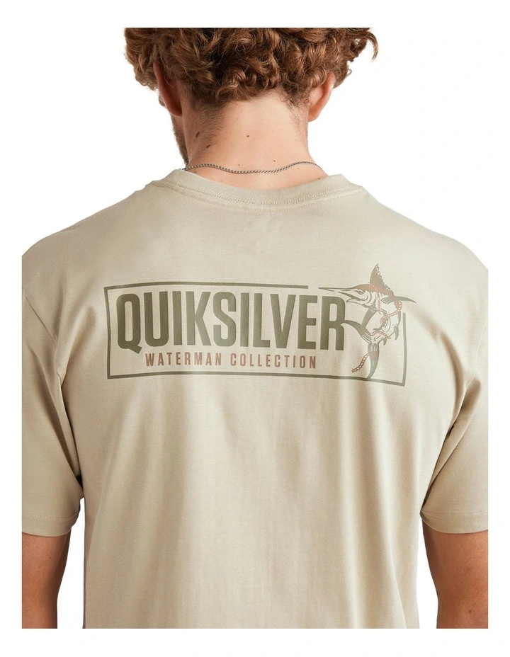 Fish On T-shirt in Cloudy Gray image 4