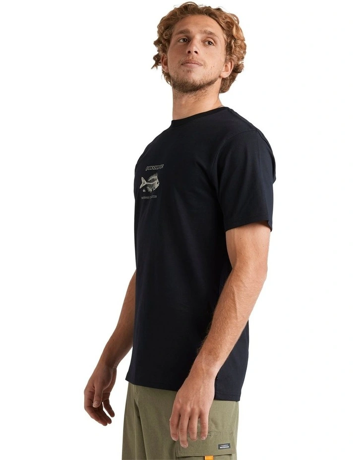 Caught Nothing T-shirt in Black image 3