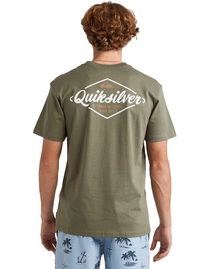 Harbour T-shirt in Olive image 2