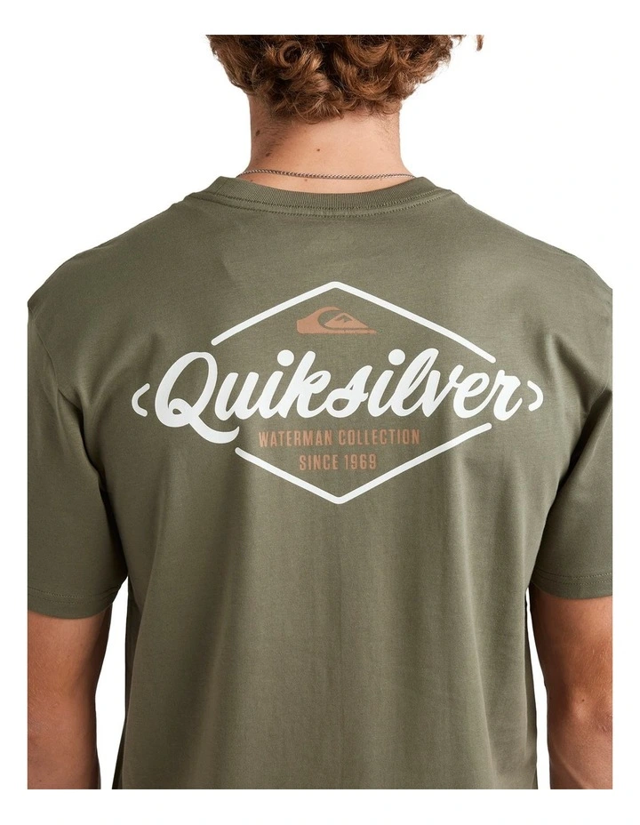 Harbour T-shirt in Olive image 4