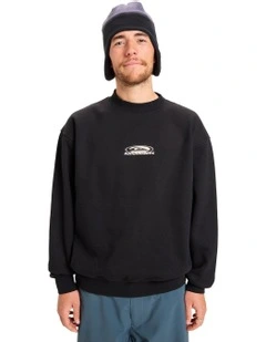 Banging Crew Neck Sweater in True Black