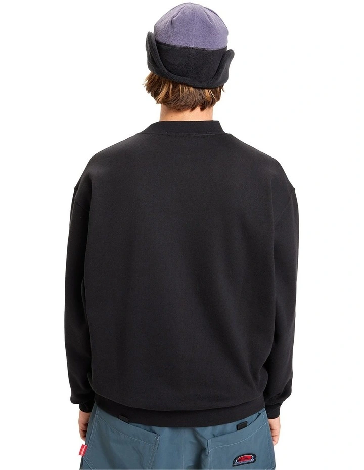 Banging Crew Neck Sweater in True Black image 2