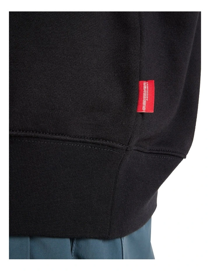 Banging Crew Neck Sweater in True Black image 5
