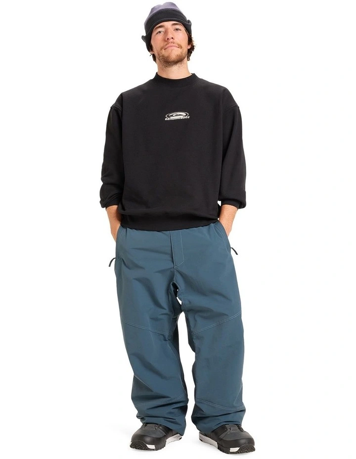 Banging Crew Neck Sweater in True Black image 6