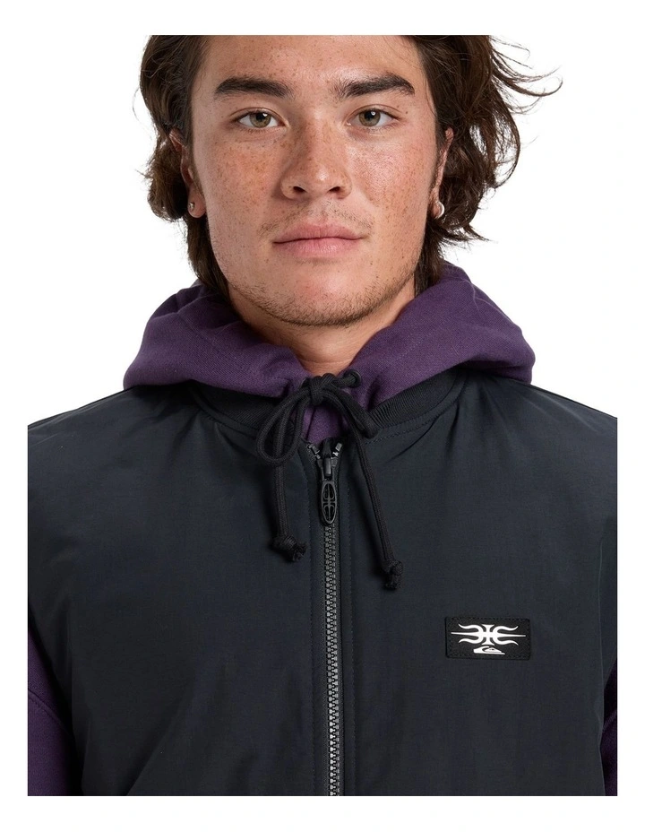 Wasted Gilet Insulated Jacket in Black image 4