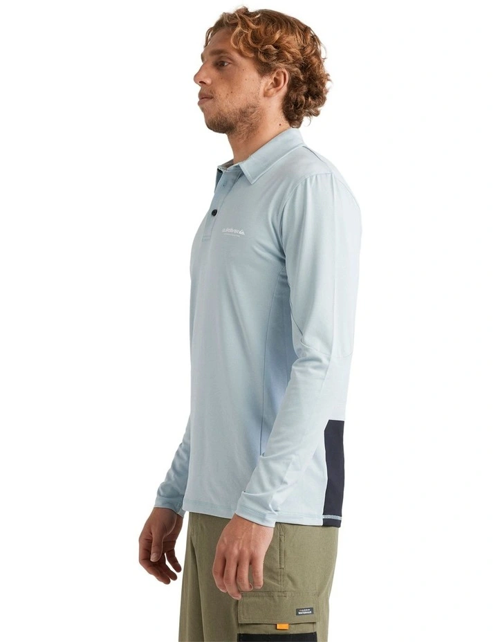 Baitball Polo Long Sleeve Surf Shirt image 3