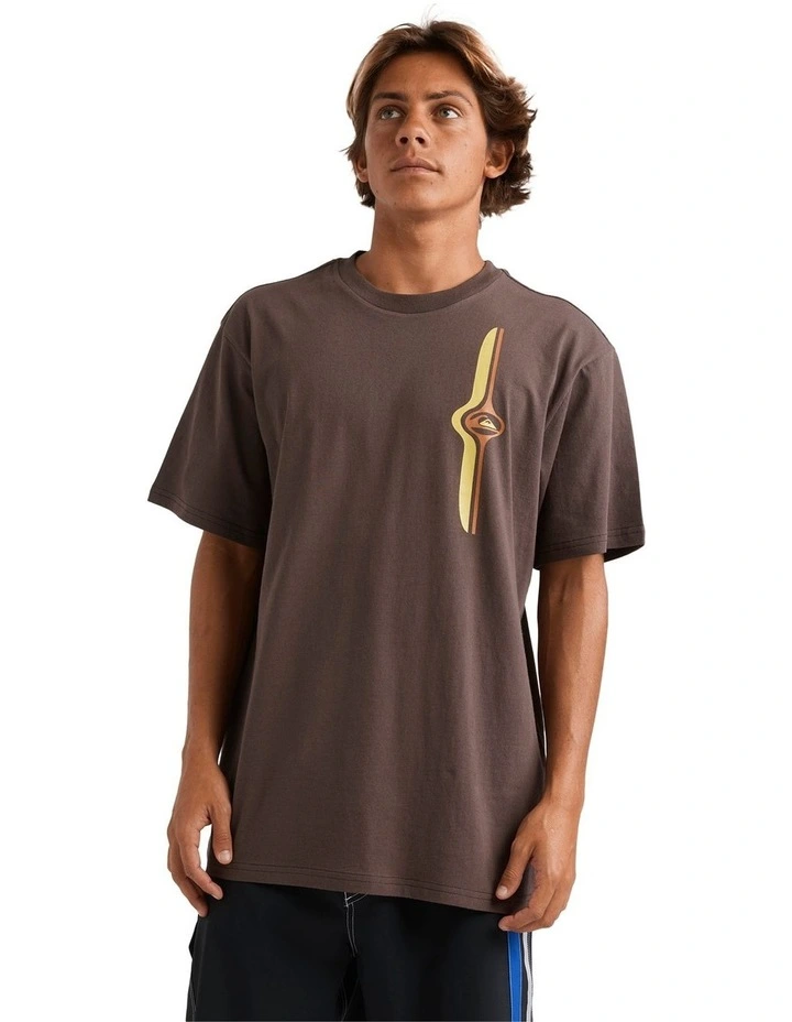 Stringer Band T-shirt in Brown image 1