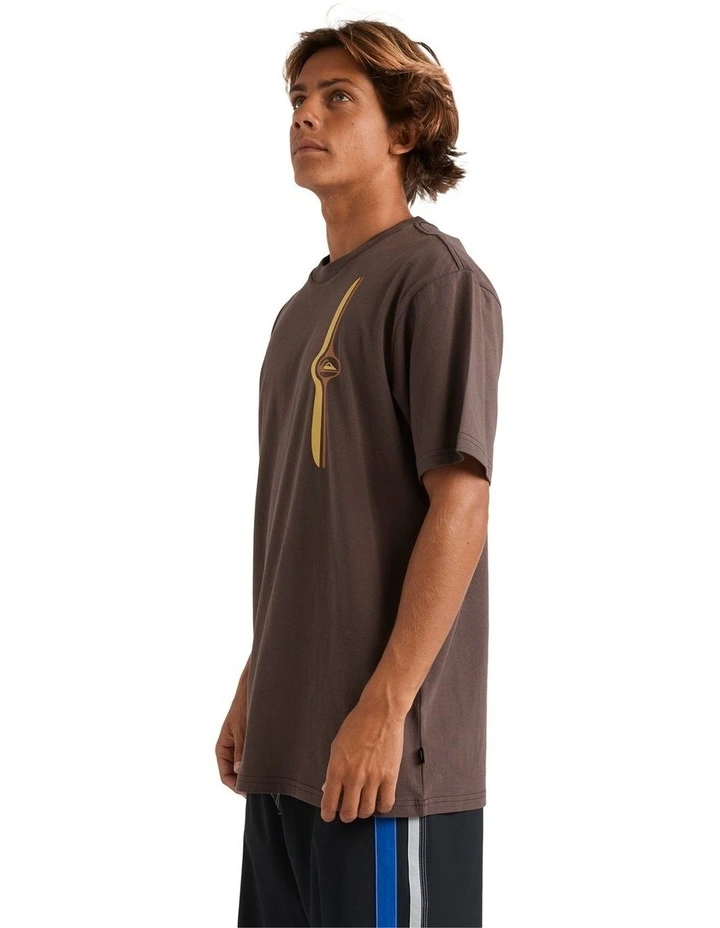 Stringer Band T-shirt in Brown image 3