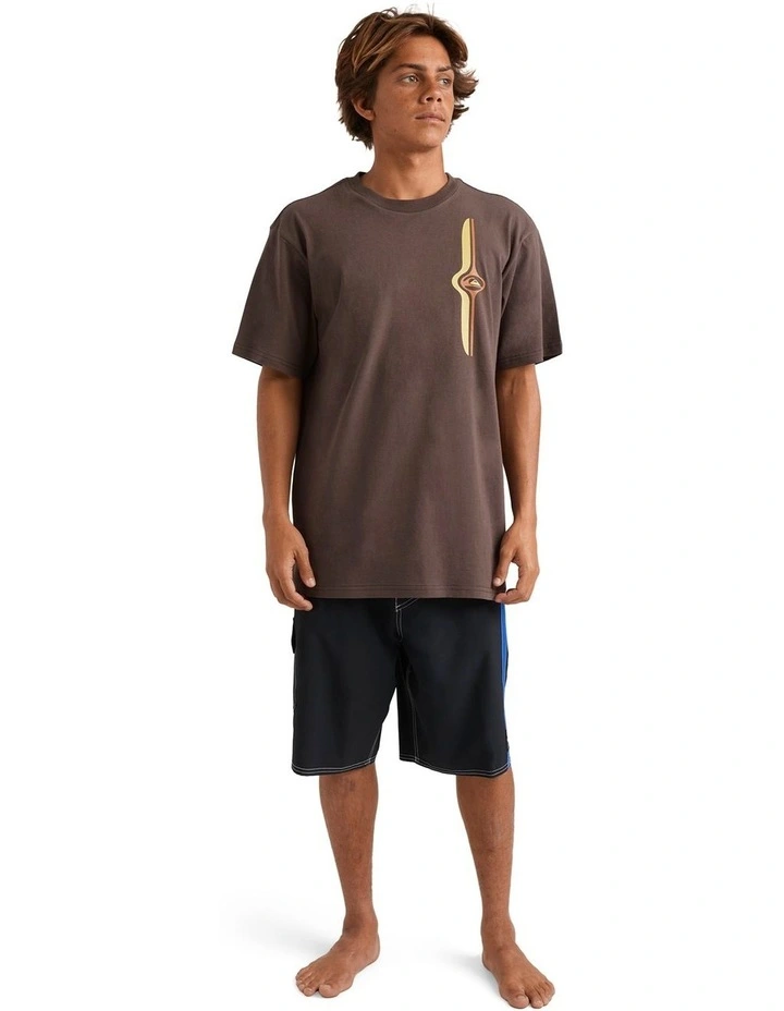 Stringer Band T-shirt in Brown image 5