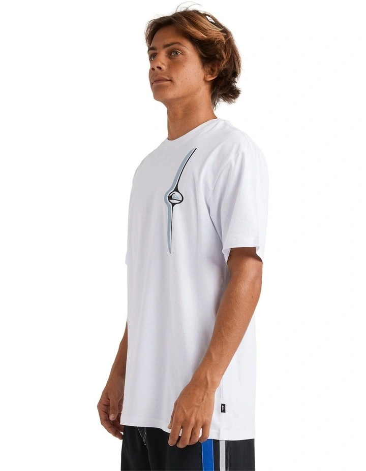 Stringer Band T-Shirt in White image 3