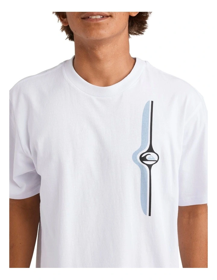 Stringer Band T-Shirt in White image 4