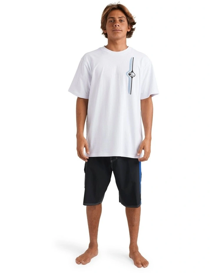 Stringer Band T-Shirt in White image 5
