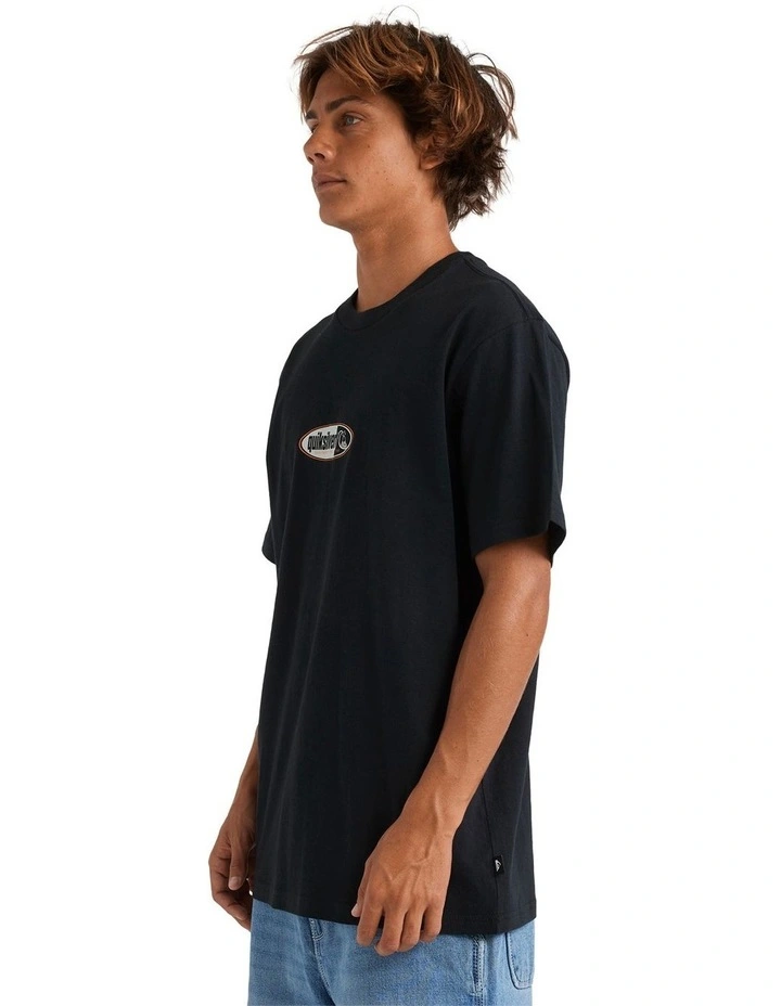 Channel Fix T-Shirt in Black image 3