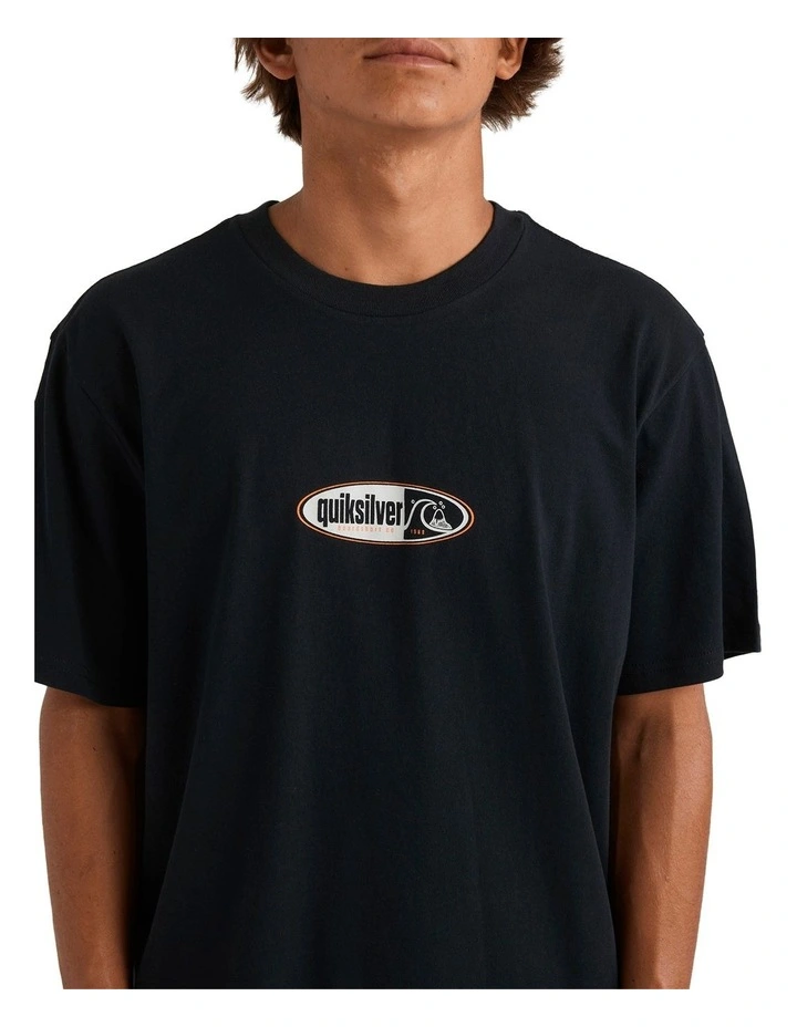 Channel Fix T-Shirt in Black image 4