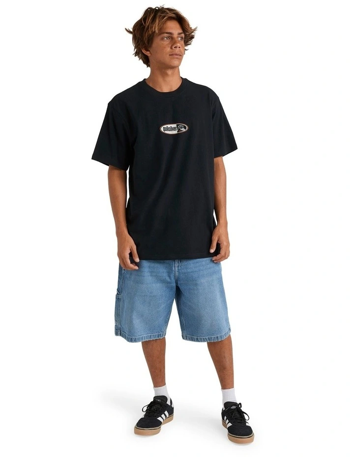 Channel Fix T-Shirt in Black image 5