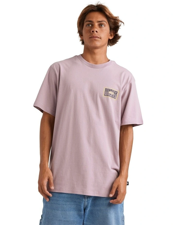 Twisted Tides T-Shirt in Purple image 1