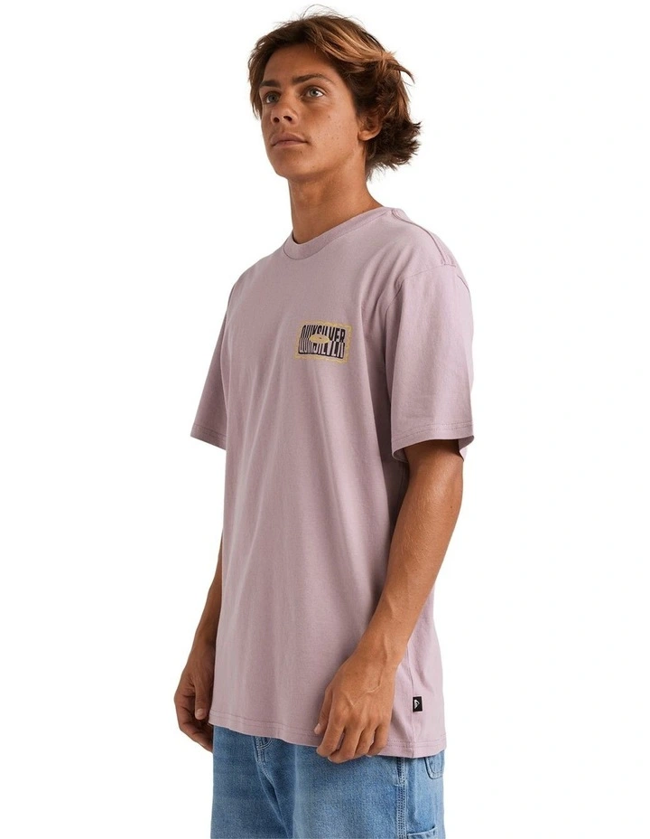 Twisted Tides T-Shirt in Purple image 3