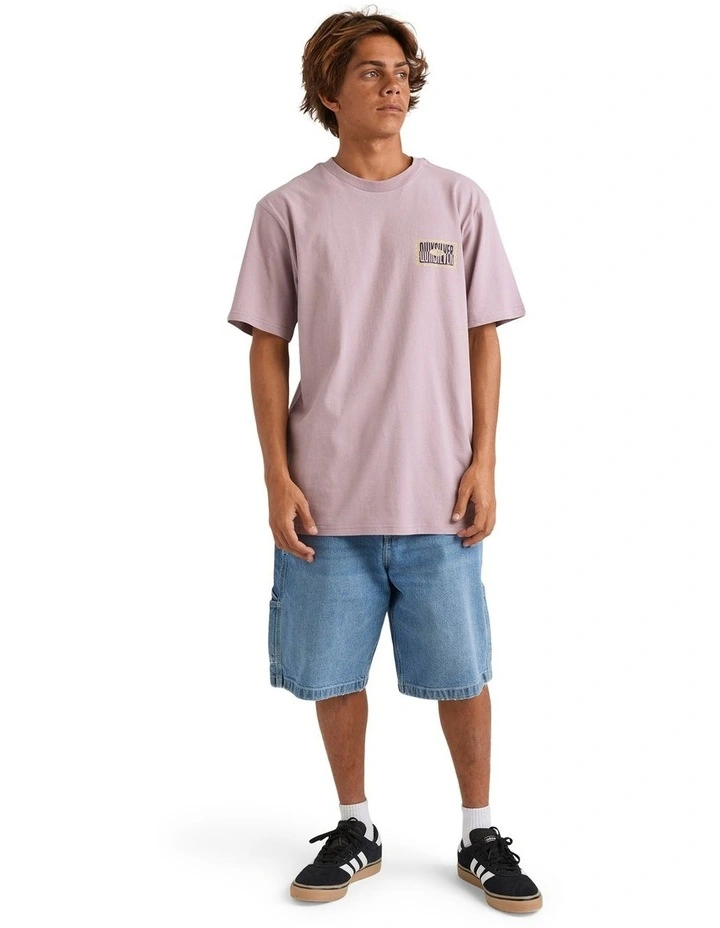 Twisted Tides T-Shirt in Purple image 5