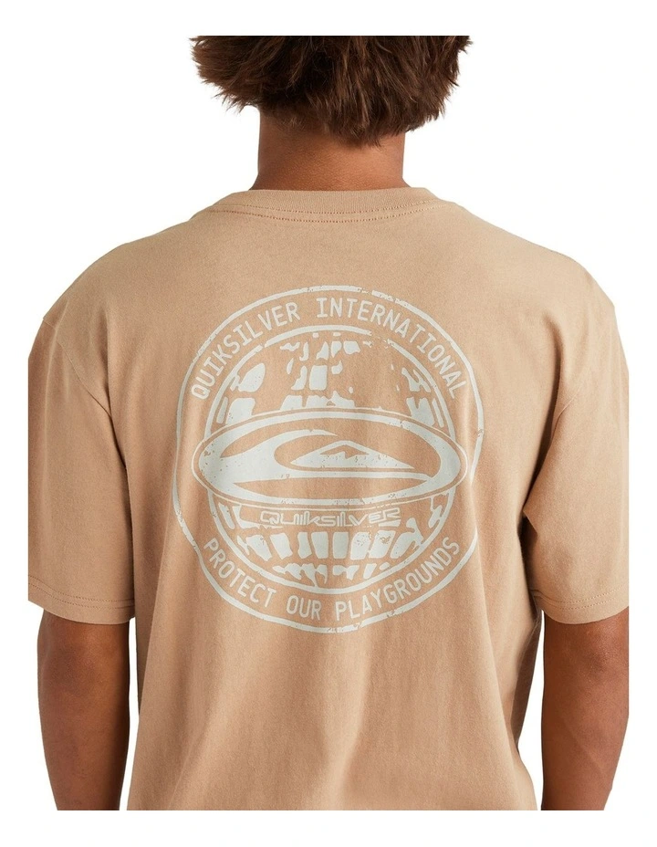 Intl T-Shirt in Brown image 4