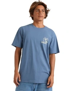 Lazy Palms T-Shirt in Blue